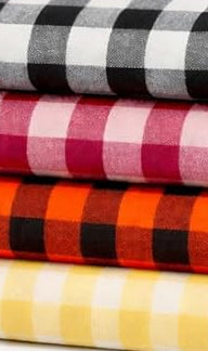 4-Piece Checkered Kitchen Towel Set – Soft & Absorbent Cotton Dish Towels for Kitchen Cleaning & Drying