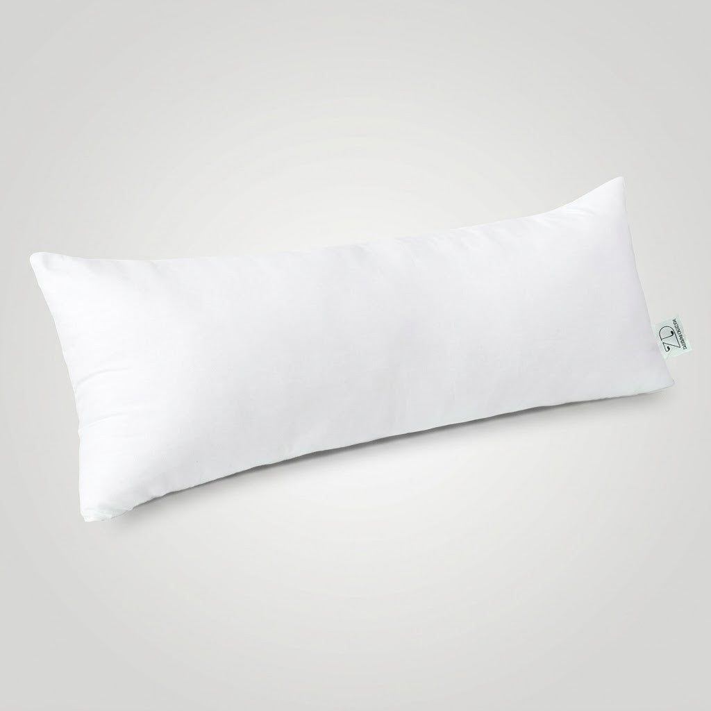 Plain White Polyester Cushion Insert 14x36 Inch – Premium Soft Extra Long Lumbar Pillow Filler for Sofa, Bed, Couch, Bench & Decorative Cushion Covers