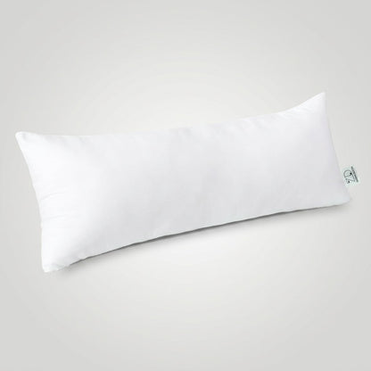 Plain White Polyester Cushion Insert 14x36 Inch – Premium Soft Extra Long Lumbar Pillow Filler for Sofa, Bed, Couch, Bench & Decorative Cushion Covers