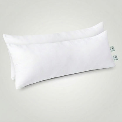 Plain White Polyester Cushion Insert 14x36 Inch – Premium Soft Extra Long Lumbar Pillow Filler for Sofa, Bed, Couch, Bench & Decorative Cushion Covers