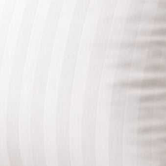 16x16 Inch White Striped Polyester Cushion Insert | Soft & Fluffy Decorative Throw Pillow Filler