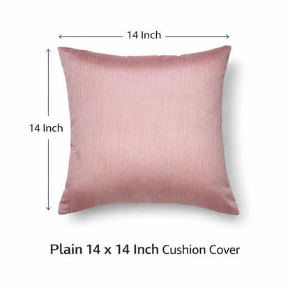 Cotton Printed Cushion Cover with Insert – Floral Striped Decorative Throw Pillow for Sofa, Bed & Living Room (Pack of 1, 2 & 5)