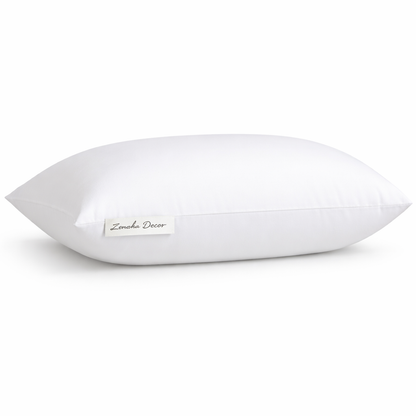 Plain White Polyester Cushion Insert – 12 x 20 Inch Premium Soft Decorative Pillow Filler for Sofa, Couch, Bed & Home Décor