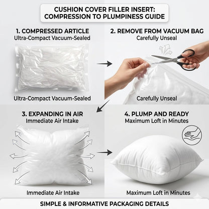 Premium Red Poly Velvet Cushion Cover with Polyester Filler Insert (16X16 Inch)– Soft Decorative Sofa Cushion