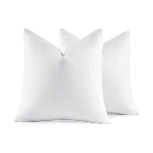 Premium Polyester Cushion Cover with Insert – Blue Floral Printed Decorative Throw Pillow for Sofa, Living Room & Bedroom