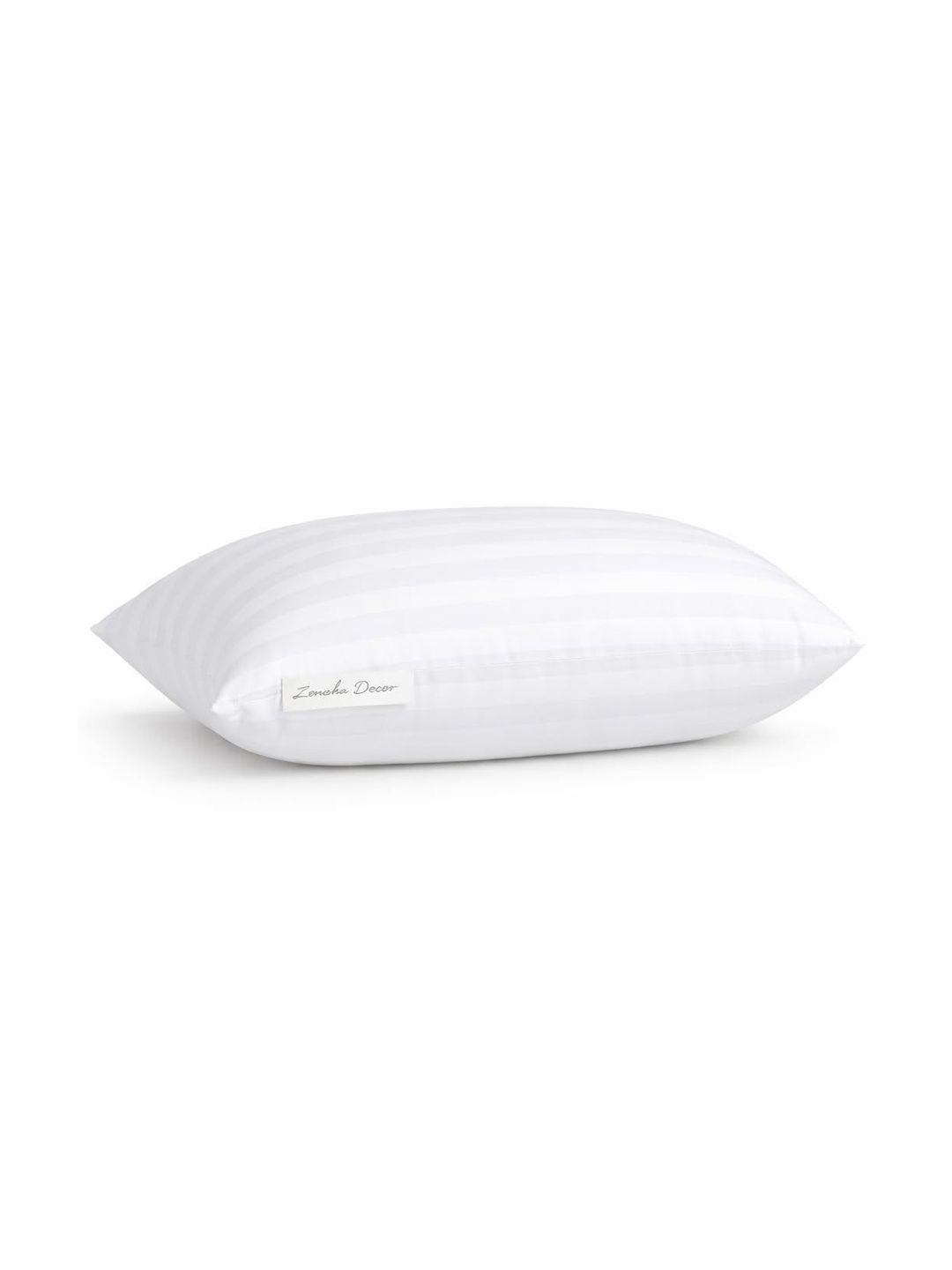 ZENSHA DECOR White Set of 2 Polyester Breathable Sleep Pillows