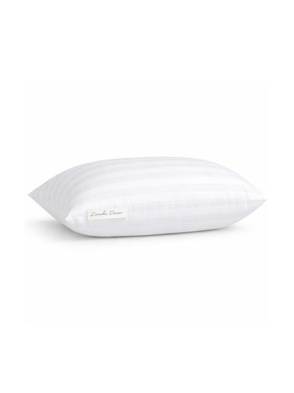 ZENSHA DECOR White Set of 2 Polyester Breathable Sleep Pillows